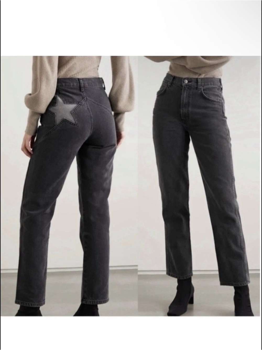 Reformation Star Jeans Size 27 Wash; Seine High Rise Straight Leg